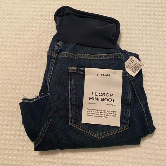 Frame Denim Jeans Nwt Frame Le Crop Mini Bootcut Secret Fit Belly